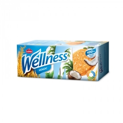 Печенье Wellness цельнозерновое с кокосом и витаминами 210 гр