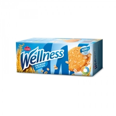 Печенье Wellness цельнозерновое с овсянными хлопьями и витаминами 210 гр