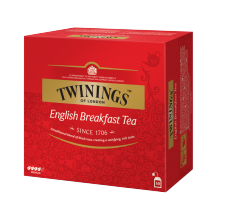 Чай Twinngs черный Английский завтрак, короб (50 пак.) 100 гр