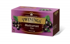 Чай Twinings черный с кусочками черной смородины, короб (25 пак.) 50 гр