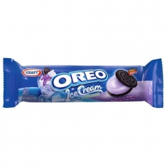 Печенье Oreo Ice Cream Blueberry Cookies (с кремом "Черничное мороженое") 28.5 гр