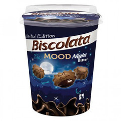 Печенье Biscolata Mood Bitter с кремом стакан 125 грамм