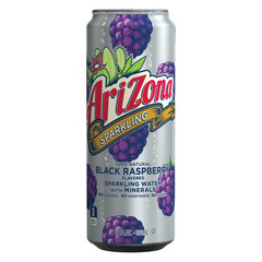 Напиток б/алк газированный AriZona Sparkling Black Raspberry 0,355л