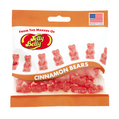 Жевательные конфеты Jelly Belly Cinamon Bears Мишки с корицей 85 грамм