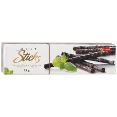 Шоколадный тростник CARLETTI Mint Sticks 75 грамм
