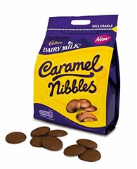 Конфеты Cadbury Caramel Nibbles Pouch 120 грамм