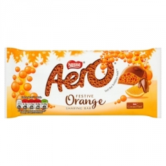 Молочный пористый шоколад Nestle Aero Апельсин 90 гр