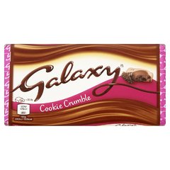 Шоколад Galaxy Cookie Crumble 114 грамм