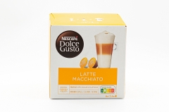 Набор Nescafe Dolce Gusto: кофе натуральный жареный молотый и смесь молочная сухая с сахаром Latte Macchiato 16 кап. 183,2 гр