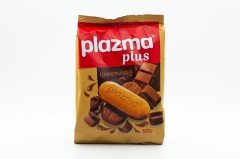 Печенье Plazma Плюс с шоколадом 100 гр