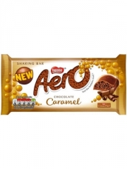 Молочный пористый шоколад Nestle Aero Карамель 90 гр