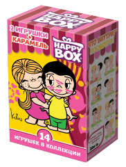 Карамель и игрушка Happy Box Love is 30 гр