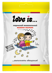 Мармелад жевательный Love is Вишня-лимон 20 гр