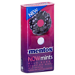 Драже Mentos NOW mints (wild berry) 31 грамм