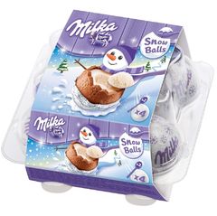 Шоколадные шары Milka Snow Balls 112 грамм