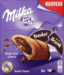 Молочный шоколад Milka Tender Break Choco 130 грамм
