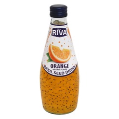 Basil seed drink Orange flavor 'Напиток Семена базилика с ароматом апельсина' 290мл