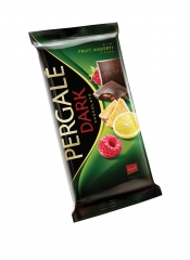 Темный шоколад Pergale фруктовое ассорти  93 гр