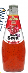 Нектар Aziano Гранат с семенами базилика 30% Garnet Juice withe Basil seed Drink 290 мл