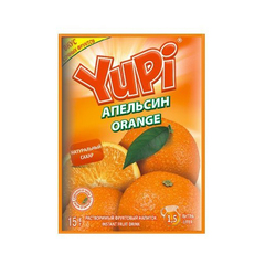 Растворимый напиток YUPI Апельсин 15 грамм