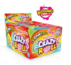 Жевательная резинка Bubble Gum Crazy Roll Johny Bee 18 грамм
